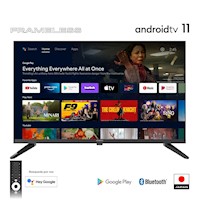 Televisor LED 32" Kenwood smart tv bt Android Tv 11 con voz
