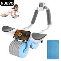 Rueda de Abdominales Fortalece Tu Abdomen Sky Blue