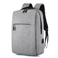 Mochila con Puerto USB de Viaje Casual Para Laptop