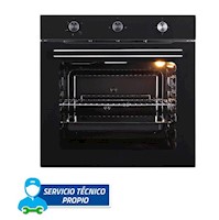 Horno Empotrable Manual a Gas de 75 Litros Indurama HEI-75NGP Negro