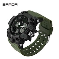 Reloj Deportivo Sanda Tipo G Shock - Verde