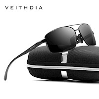 Lentes de Sol VEITHDIA Plus - Polarizados - UV400 - Negro