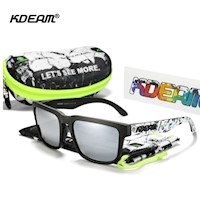 Lentes de Sol KDEAM Sport - Polarizados - UV400 - Plateado