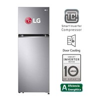 Refrigeradora LG Top Freezer GT24BPP No Frost 241L PLATEADA