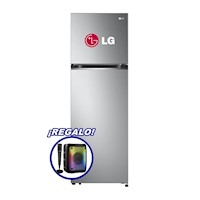 Refrigeradora LG Top Freezer 264L Multi Air Flow GT26BPP Plateada + Parlante Portátil Eversound EV 5003 de REGALO