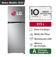 Refrigeradora LG 315LT Door Cooling GT31BPP Plateado