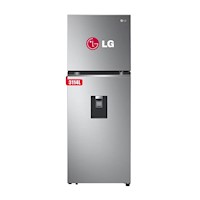 Refrigeradora LG Top Freezer 314L, DoorCooling, GT31WPP. Plateada