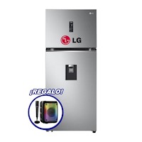 Refrigeradora LG Top Freezer GT37SGP 374L Door Cooling Plateada + Parlante Portátil Eversound EV 5003 de REGALO