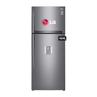 Refrigeradora LG Top Freezer GT44AGP 424 L con Door Cooling Plateada