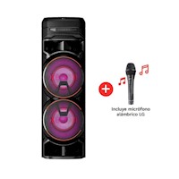 Torre de Sonido LG XBOOM RNC9 Negro GTX-RNC9