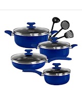 Juego de Ollas Finezza Antiadherente Azul GTX1000239