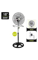 Ventilador Pedestal 3en 1 de 18? 200W BK-8219VI