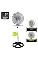 Ventilador Pedestal De 18? 200 W BK-8218VI NG