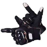 Guantes de moto tactil en negro  talla XL