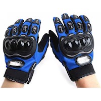 Guantes de moto en azul  talla XL