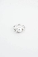 ANILLO UNIDO PERLA PLATA 950