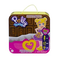 Muñeca Polly Pocket Paquete De Modas Sorpresa Chocolate