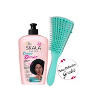 Crema De Peinar 3En1 Crespo Divino Reconst Skala 250Ml + Peine Regalo