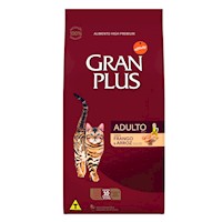 Comida para Gatos Adultos Gran Plus Sabor Pollo y Arroz 10kg