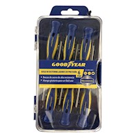 Juego de destornilladores de precisión de 6 piezas Goodyear  GY-SDK-4005