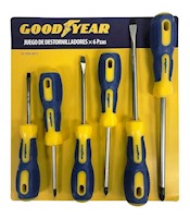 Juego de destornilladores 6 piezas Goodyear  GY-SDK-8013