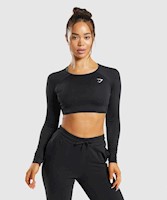 GymShark Long Sleeve  Crop Top Talla L