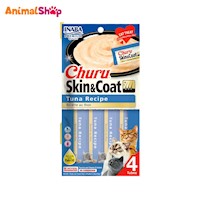 Churu Skin & Coat Snack Húmedo Para Gatos Atun X 4Un