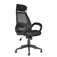 Silla de Oficina Ergonómica Dayton Negro Presidente Ofideas