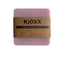 Cubeta de Hielo de Silicona 4 Cavidades KiOXX Roja