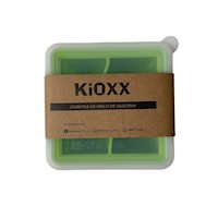 Cubeta de Hielo de Silicona 4 Cavidades KiOXX Verde