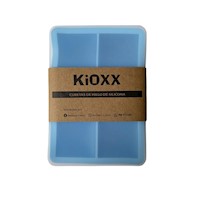 Cubeta de Hielo de Silicona 6 Cavidades KiOXX Celeste