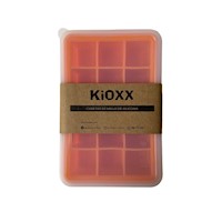 Cubeta de Hielo de Silicona 15 Cavidades KiOXX Naranja