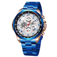 Reloj Forsining Hombre Automático Azul FOR-15
