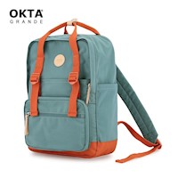 Himawari - Mochila H1085B-1 escolar o de viaje porta Laptop - Verde Claro