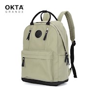 Himawari - Mochila H1087-7 escolar o de viaje porta Laptop - Verde Claro