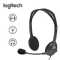 Audífonos Con Micrófono Logitech H111 para Laptop Negro