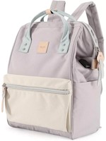 Himawari - Mochila escolar o de viaje porta Laptop Púrpura Beige