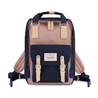 Himawari - Mochila escolar o de viaje porta Laptop H188L-54 Rosado y Azul