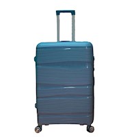 Himawari - Maleta de equipaje de cabina con ruedas #20 - Gris Azul
