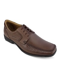 Zapato Confort Vestir Hombre H302 Marrón