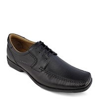 Zapato Confort Vestir Hombre H302 Negro
