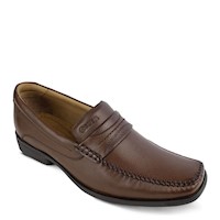 Zapato Confort Vestir Hombre H335 Marrón