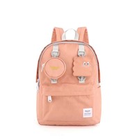Himawari - Mochila escolar o de viaje con 2 bolsos externos H422-12 Rosado
