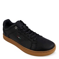 Zapatilla Urbana de Cuero Hombre H540 NegroT