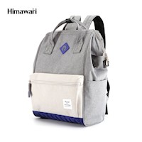 Himawari - Mochila H9004-8 porta Laptop con conexión USB - Gris