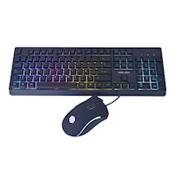 Kit Gamer Halion HA-859C ELYSIUM 2en1 teclado anti-ghosting luces RGB