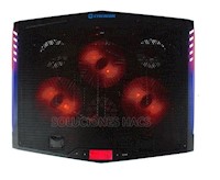 Cooler Para Laptop Gamer Rgb Cybercool Con Display 6 Niveles