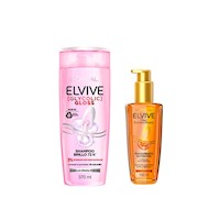 Pack Elvive Shampoo Glycolic Gloss + Oleo Extraordinario