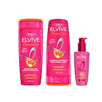 Pack Elvive Dream Liso 370: Shampoo + Acondicionador + Serum