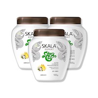 Crema Tratamiento Capilar Óleo De Coco 1000G - Skala Expert 3 Unid